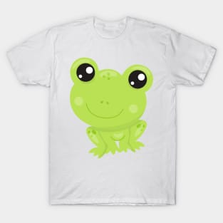 Cute Frog, Little Frog, Baby Frog, Green Frog T-Shirt